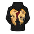 halloween hoodies Casual Scary Halloween 2019 Slim Fit sweatshirt Top Moon Night Castle - menochic